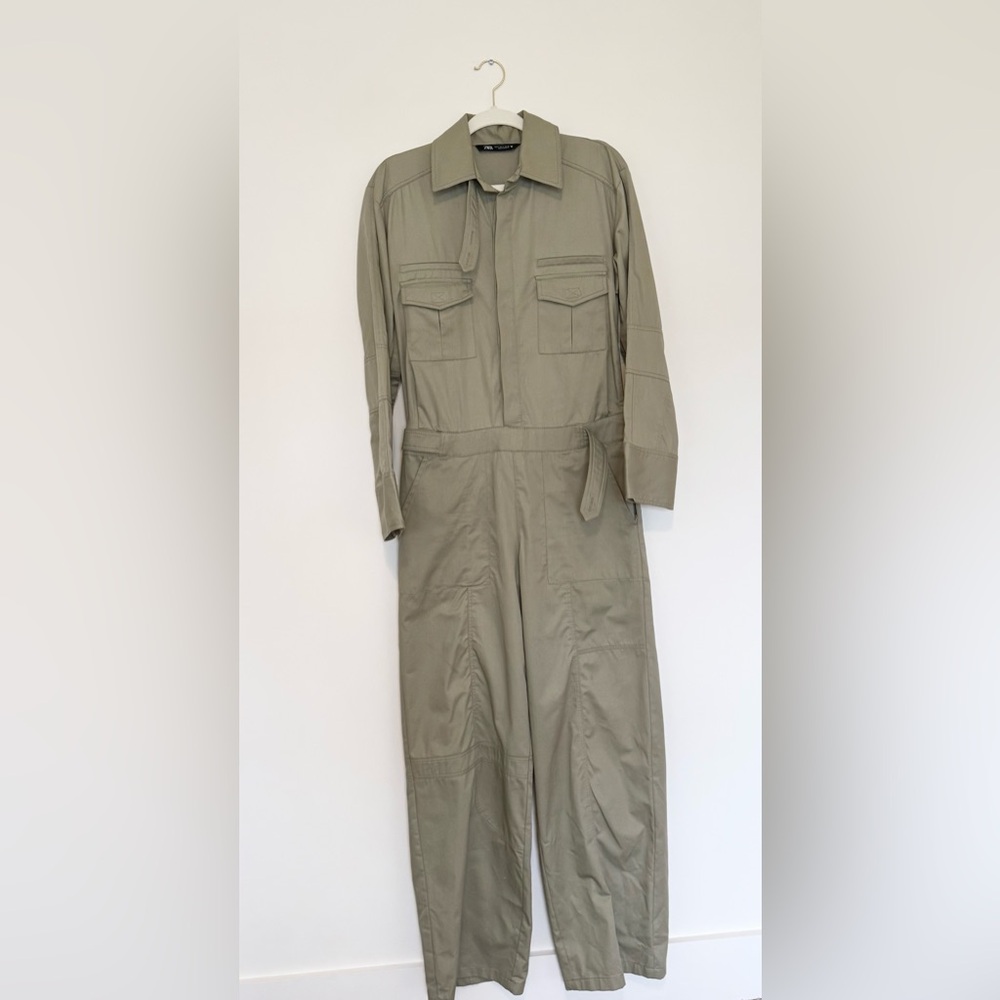 Zara Olive Green Jumpsuit